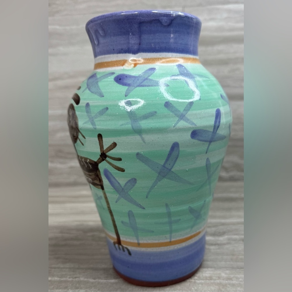 VTG The Potter’s Garden Vase by Georgia Starr Newman of Taos New Mexico - Picture 2 of 10